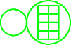 Elkraft knappegruppe AutoCAD symbol